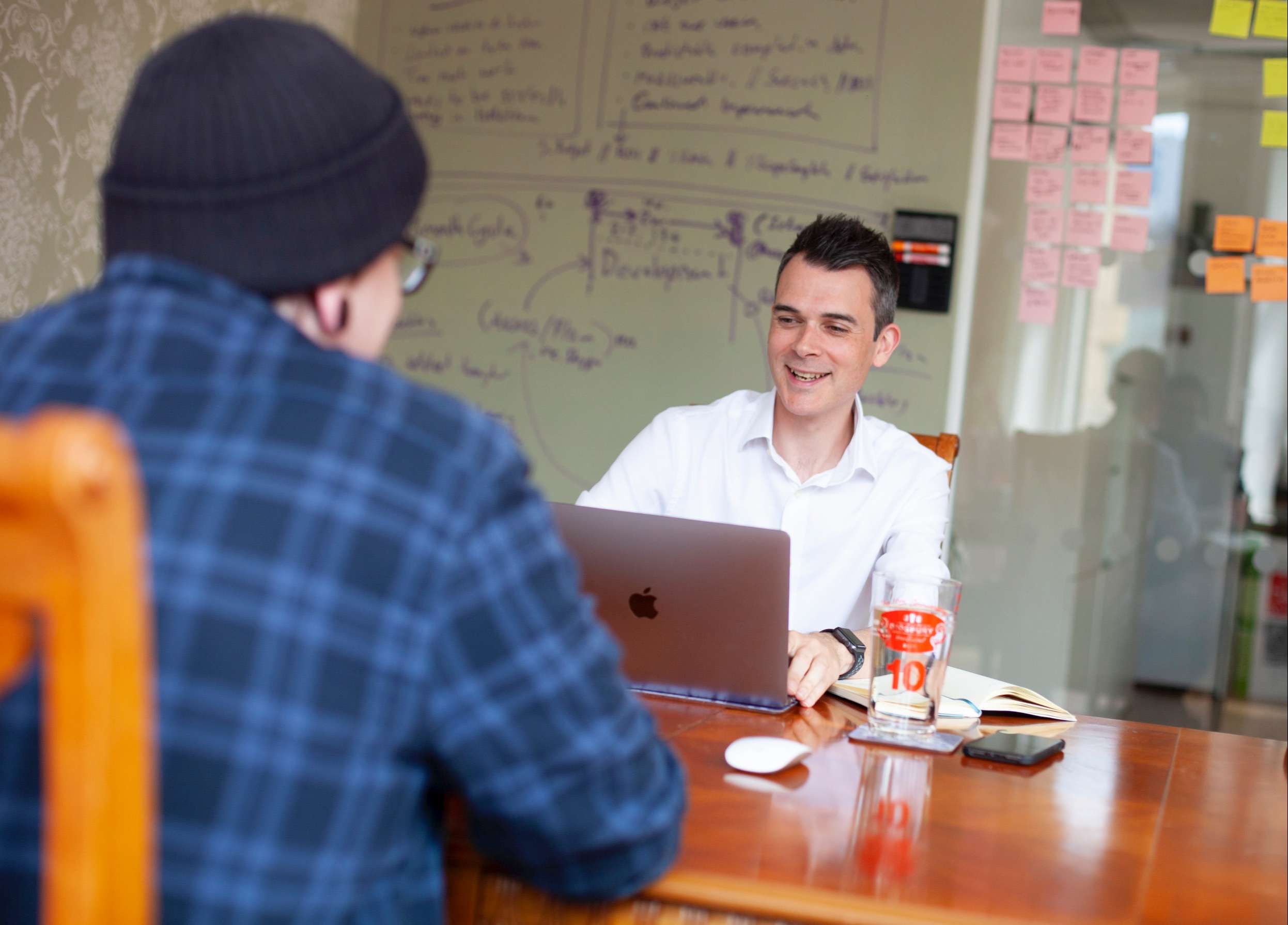 Jon hosting a workshop